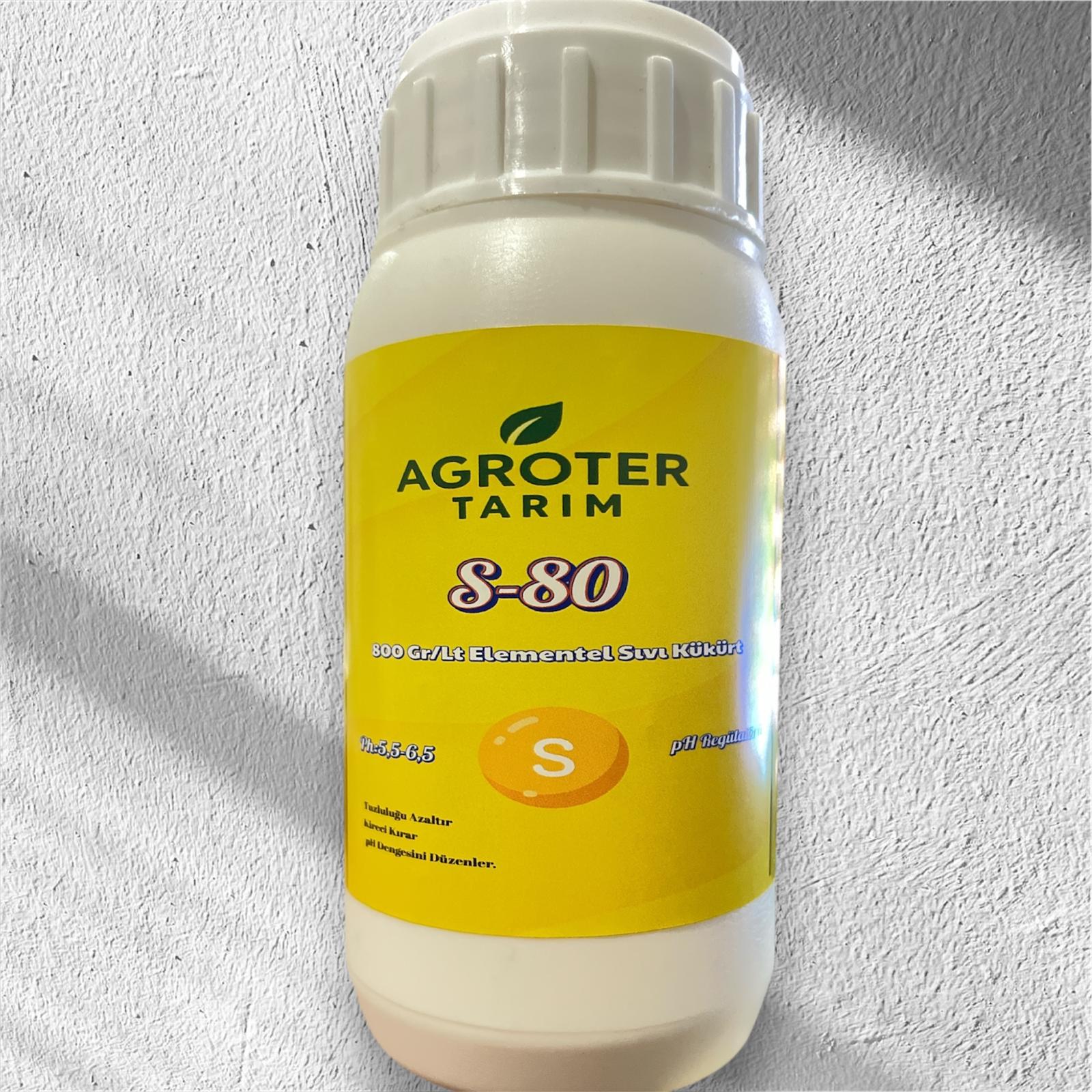 Kükürt Agroter S-80 Elementel Sıvı Kükürt 250 Cc %80 - Görsel 2