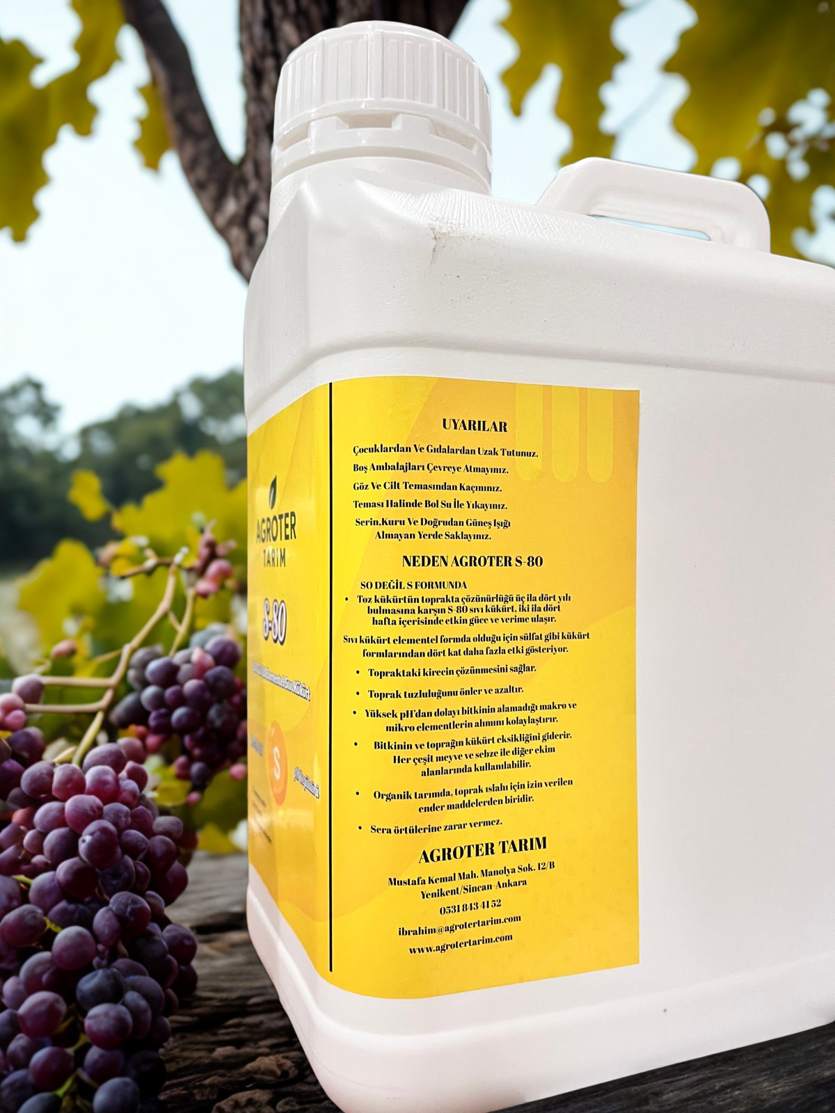 Kükürt Agroter S-80 Elementel Sıvı Kükürt 5 Lt %80 - Görsel 2